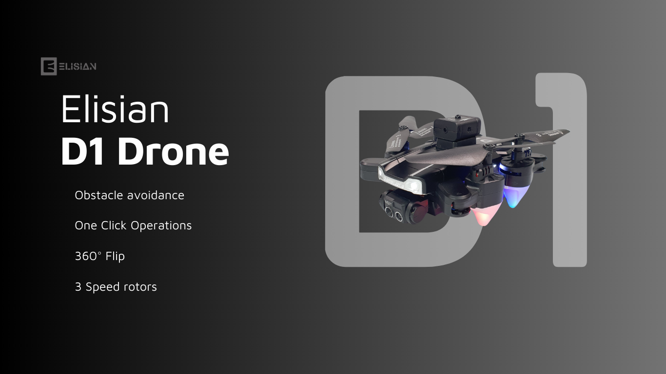 Elisian Obstacle avoidance D1 dual camera drone camera