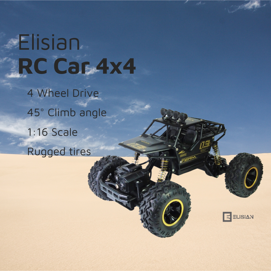 Elisian remote control car 4x4 moster truck rc car